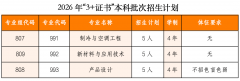好动静！新增本科院校发布2026年广东3+证书高职