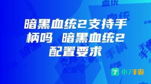 暗黑血统2支持手柄吗