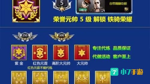 cf战队等级
